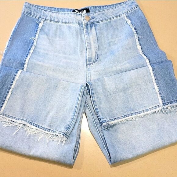 DO+BE High Waisted Wide Leg Cropped Jeans - Picture 3 of 16